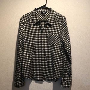 Paige button-down flannel shirt